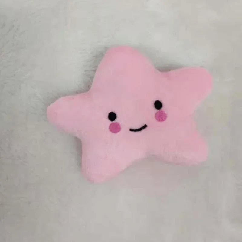 Pets Toys Plush Sounding Pentagram Toys Pets Chew Playing Fun Cute Puppy Dogs Cats Squeaky Toys Pets Supplies Accessories