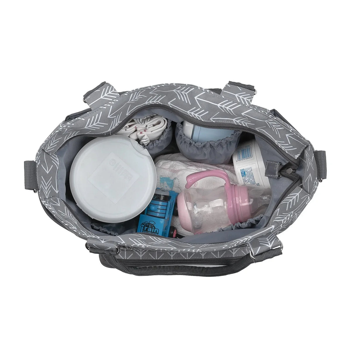 Women Shoulder Bag Travel 7 Pcs/Set Baby Diaper Bags Go Out Large Capacity Newborn Nappy  Bag with Changing Pad Multi-functional