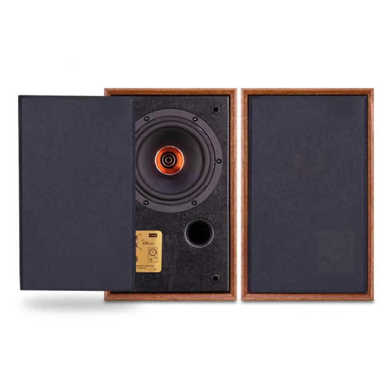 CX50 Fever Hi-Fi Level 525-inch Coaxial Passive Speaker 2-Way 120W Output Power Home Wooden Lossless Passive Bookshelf Speaker