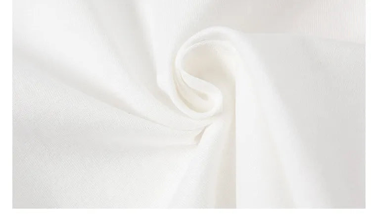 Dave Bella Baby Girl White T-shirts Cartoon Printed Girls Tees Children Tops Puff Sleeves Kids Clothes DB2221905