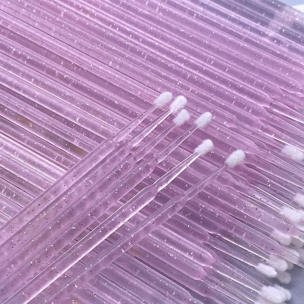 400/800pcs Micro Brush Crystal Lash Removing Swab Microbrush Mascara Wands Applicator Eyelash Extension Makeup brushes Tools