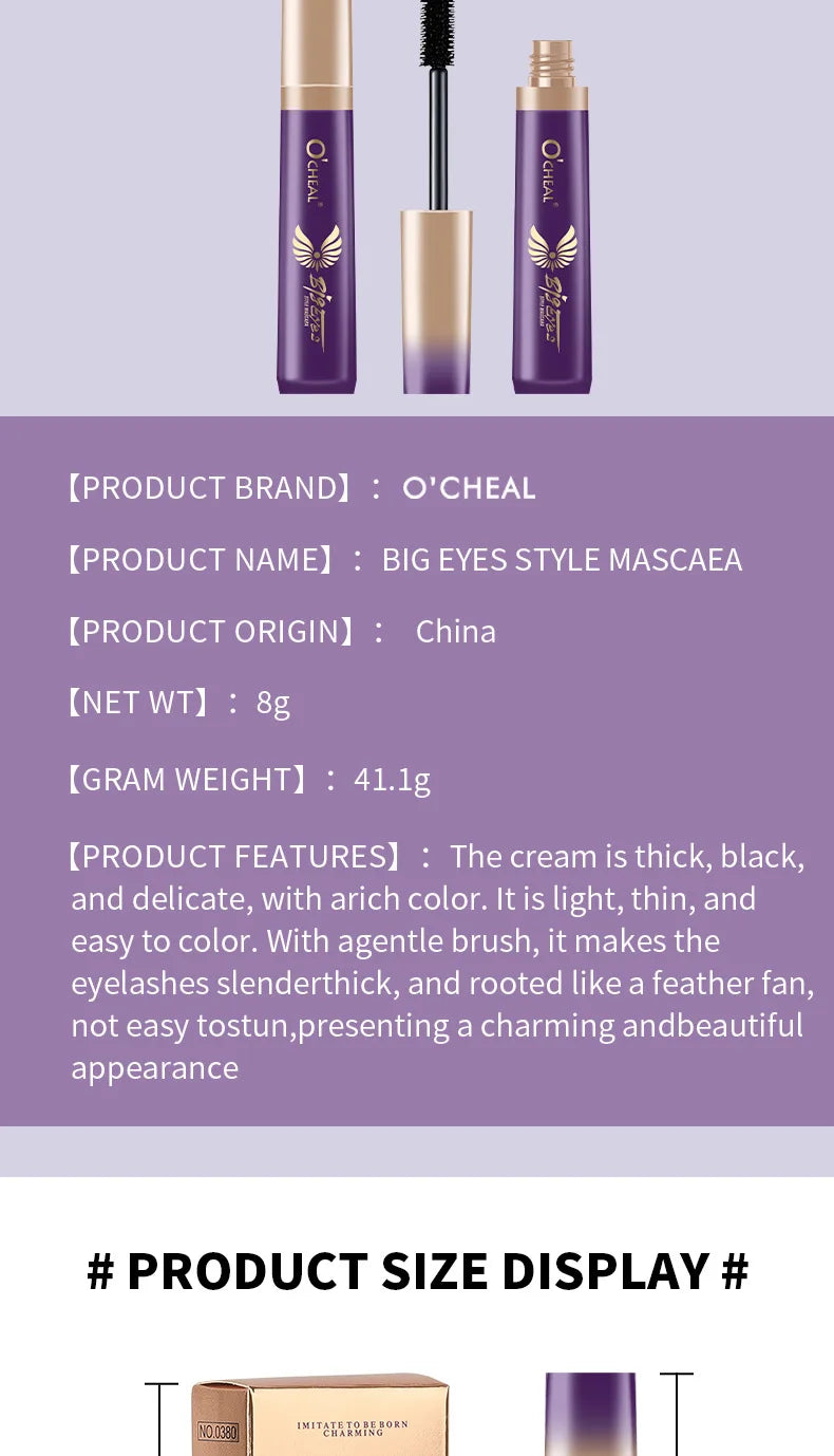 Eyelashes Lengthening Mascara Waterproof Long Lasting Silky Lash Black Eyelashes Extension Make Up Beauty Eye Korean Cosmetic