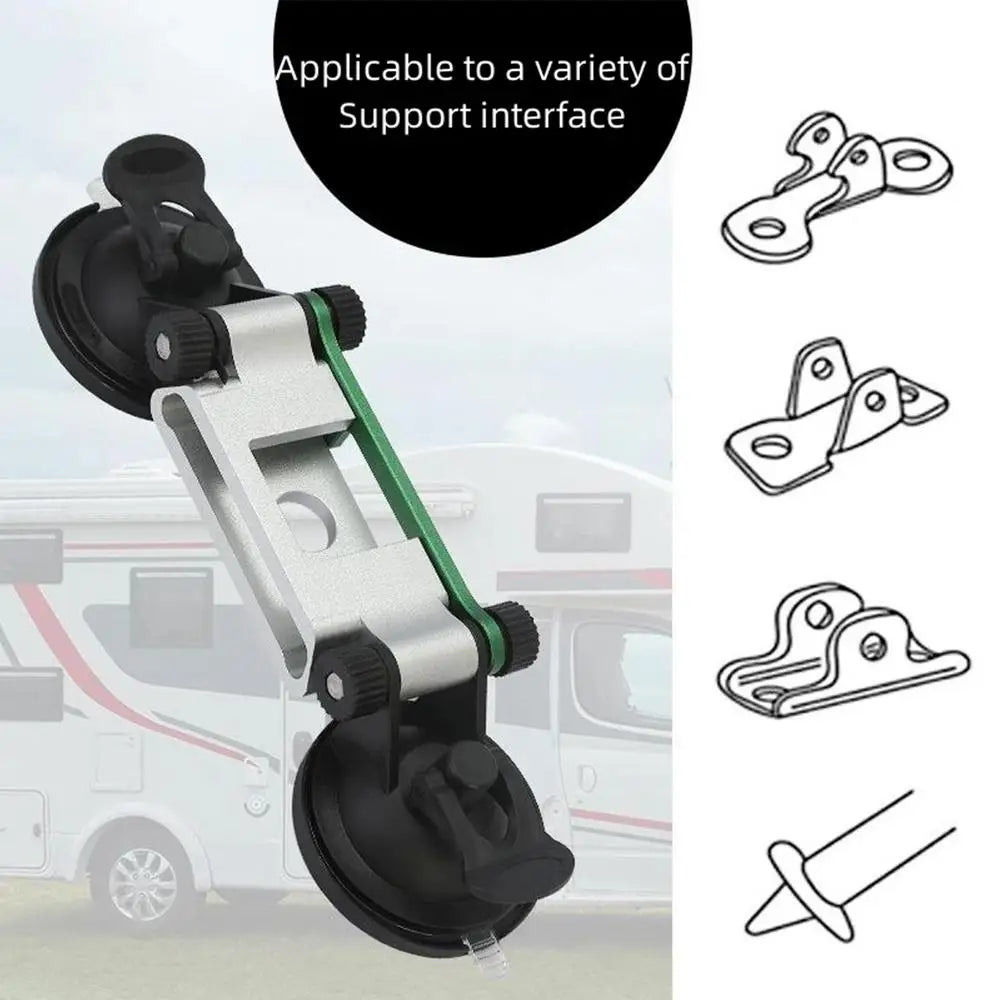 Heavy Duty Suction Cups RV Awning Fixed Support Bracket Rugged Construction RV Awning Accessories For Camping Traveling Car