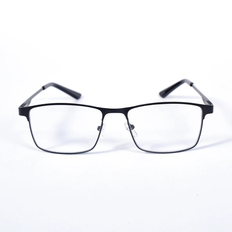 2025 NEW Men Blue light blocking Reading Glasses for Men Metal Full Frame Readers Magnifier Presbyopia Lens Eyewear +75+100+125