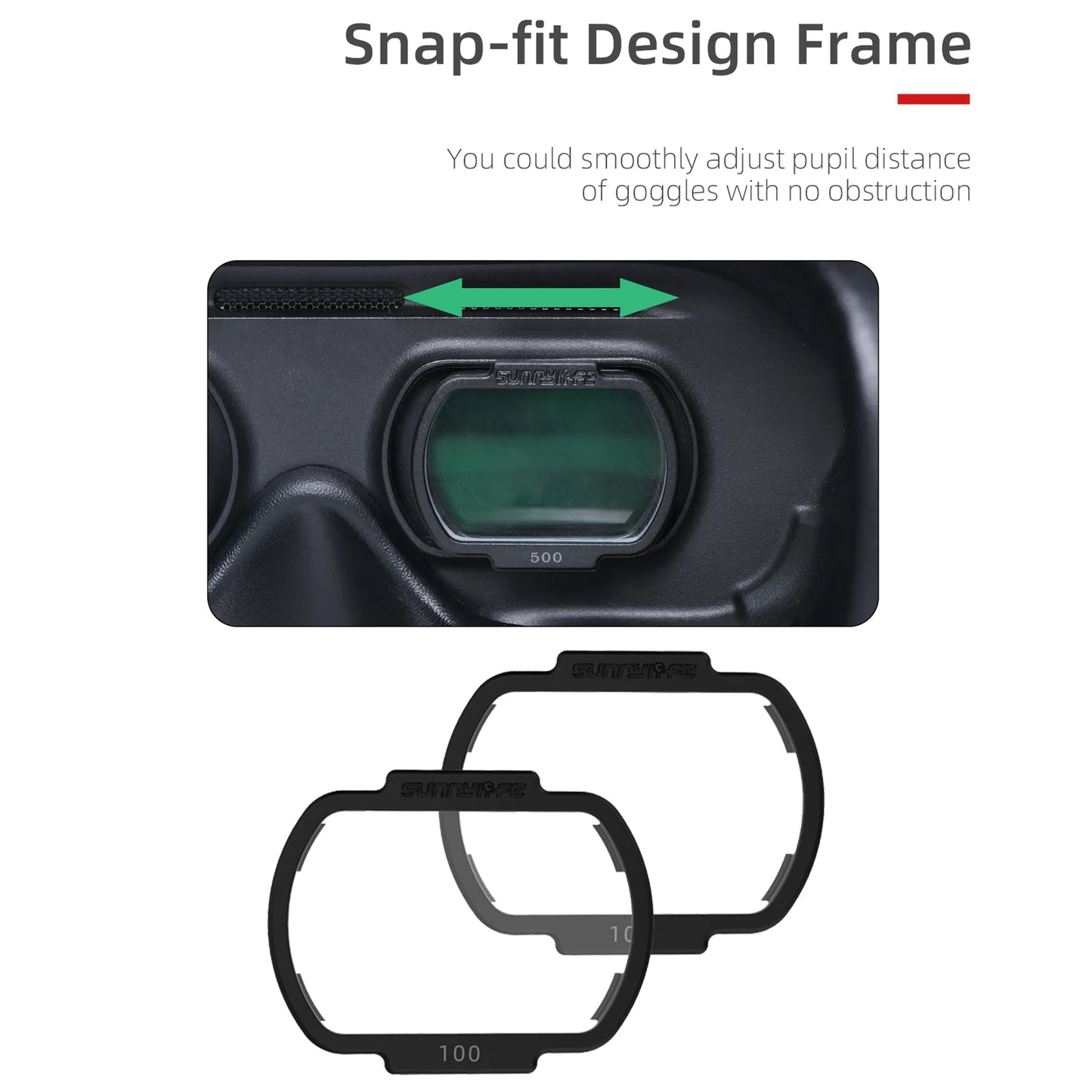 FPV Goggles Diopter Corrective Lenses Myopia Glasses Lenses Nearsighted Lenses Set Fit for DJI Digital FPV Goggles V2 Accessory