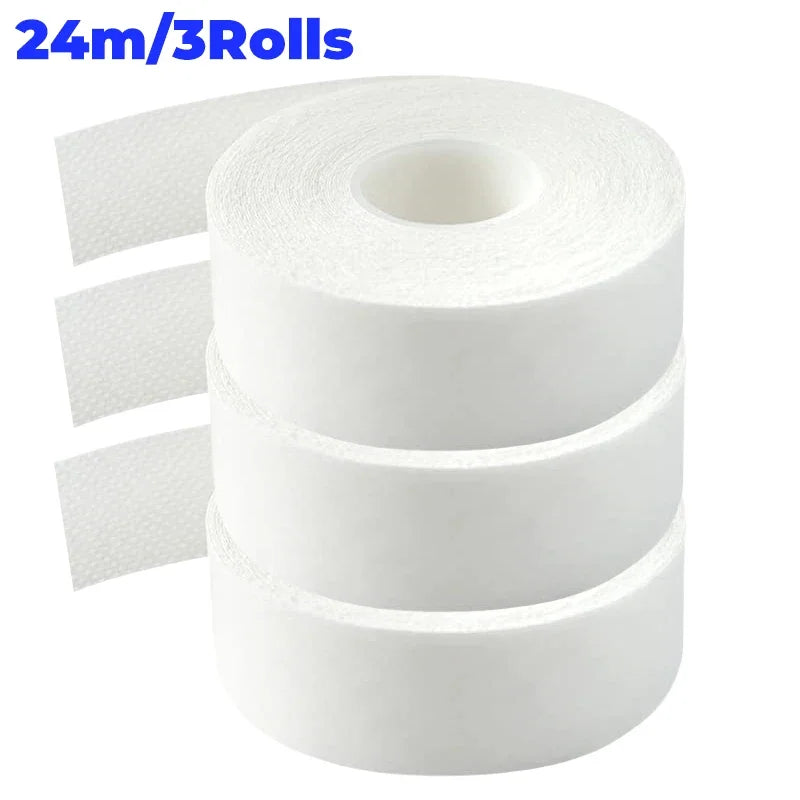 8/80M Hat Shirt Collar Anti-dirty Grime Protector Fixing Sticker Self-adhesive Disposable Tape Rolled Sweat-absorbent Tape