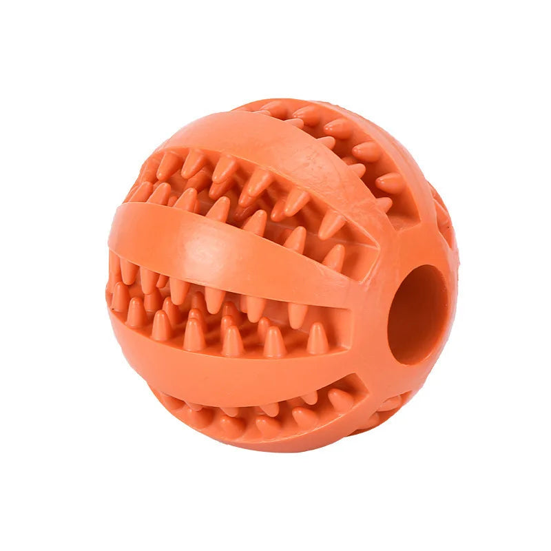 Pet Food Treat Feeder Dog Ball Nontoxic Bite Resistant Interactive Chew Toy Teeth Cleaning Ball Indoor Outdoor Cat Playing Toy
