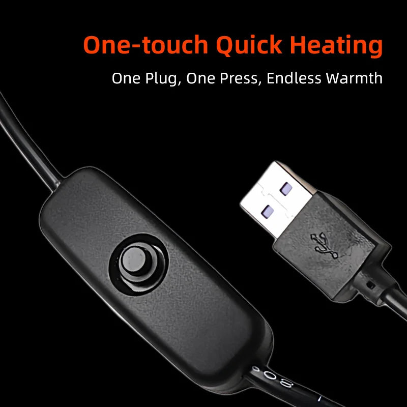 Winter heated seat cushion, sedan automatic power-off speed, thermoelectric heating small square cushion, car USB warm car seat