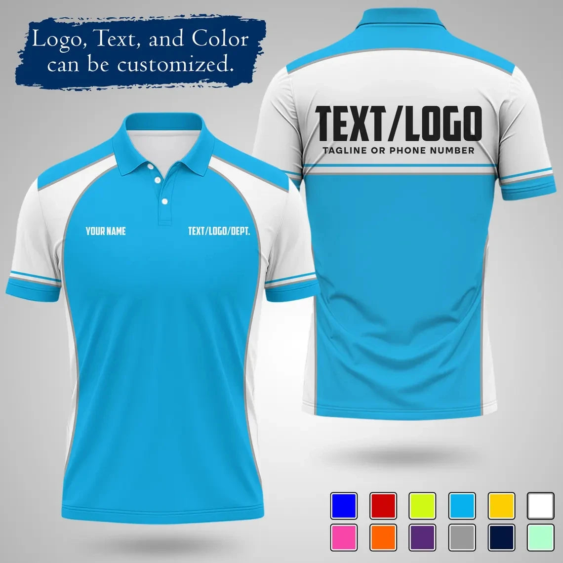 Personalized Team Polo Shirt Customizable diy Name Logo men women short sleeve new design Jersey summer daily sports Uniforms