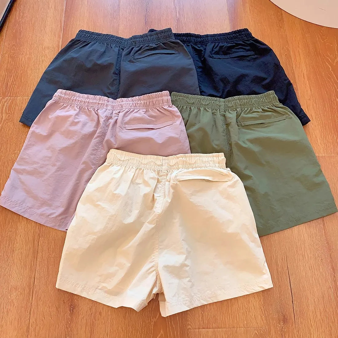 Summer New Women's Casual Thin Quick Dry Sport Shorts High Waist Wide Leg Pants High Waist Absorb Sweat Summer Fashion
