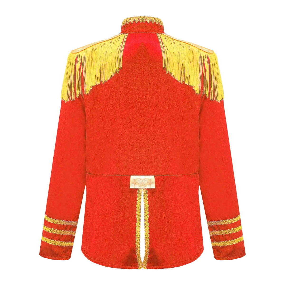 Kids Girls 60s Retro Hippie Rock Band Musician Costume Halloween Cosplay Carnival Party Circus Drummer Parade Tassel Jacket Coat