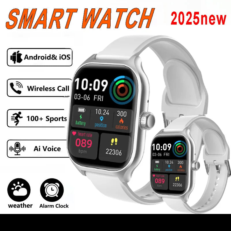 Smart Watch Bluetooth Calling Message Notification Multi-Sport Mode Heart Rate Blood Pressure Blood Oxygen Monitoring SmartWatch