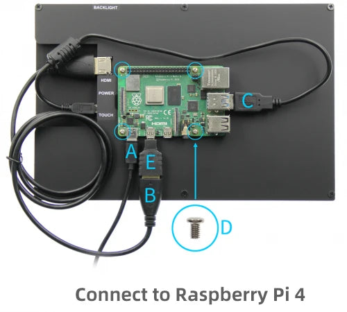 10.1 Inch 1280x800 Touch Screen  IPS LCD  for Computer Monitor for Switch Xbox 360 HDMI-compatible Display for Raspberry Pi