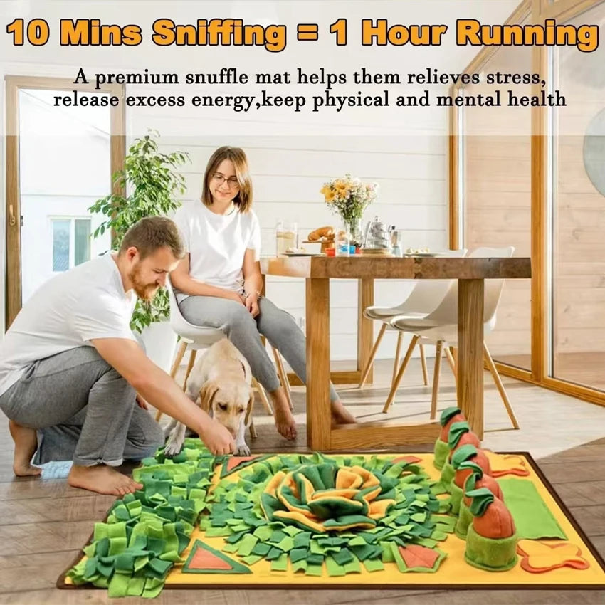 Pet Sniffing Mat Indoor Dog Walking Dog Cat Foraging Toy Dog Stress Relief Puzzle Treasure Hunt Game Slow Eating Mat