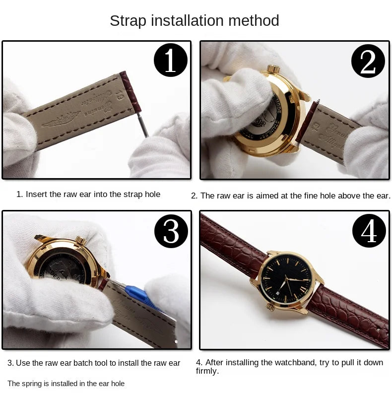 22/24/26/28/30/32mm For diesel Genuine Leather Strap Bracelet DZ7311 DZ7332 DZ7314 DZ1405 DZ4323 Watch Band Man's Black Brown