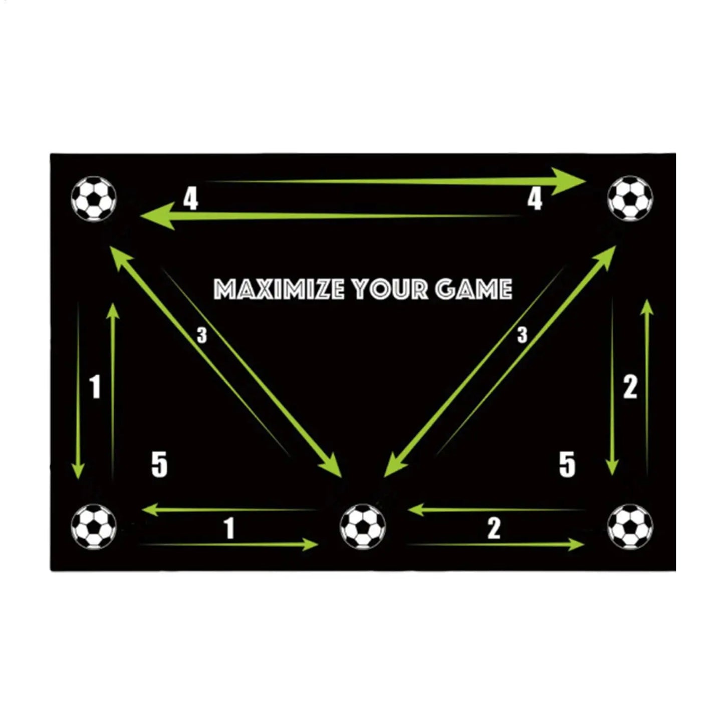 Football Training Mat Durable Non Slip Foldable Kids Adults Dribble Training Mat Football Training Indoor Outdoor Equipment