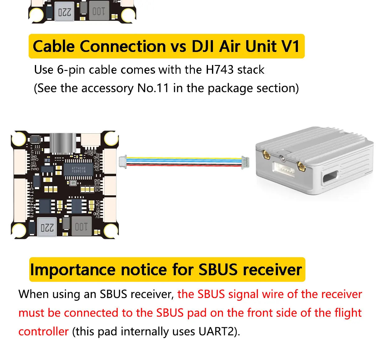 DAKEFPV H743 12S 120A stack ICM42688P H743 flight control FC Flight controller FPV stack for MARK4 13inch FPV Drone frame