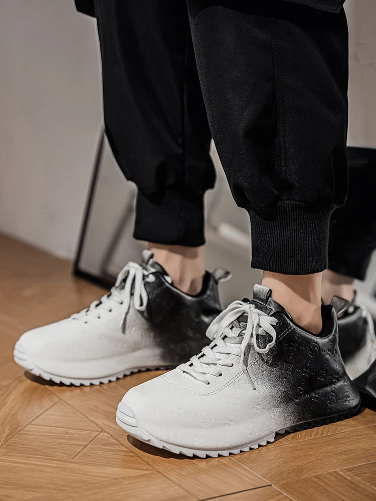 Men's Casual Sports Shoes Are Lightweight Comfortable Printed Trendy Versatile and Easy To Match with Street Style