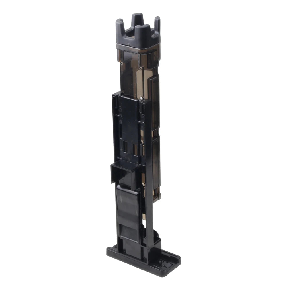 Plastic Fishing Box Pole Bracket Detachable Fishing Box Rod Display Bracket Adjustable Portable Snap Design Outdoor Accessories