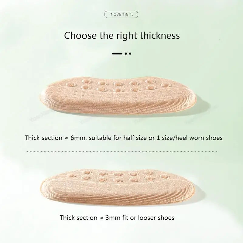 Shoe Pads for High Heels Anti-wear Foot pads Heel Protectors Womens Shoes Insoles Anti-Slip Adjust Size Shoes Accessories 1Pair