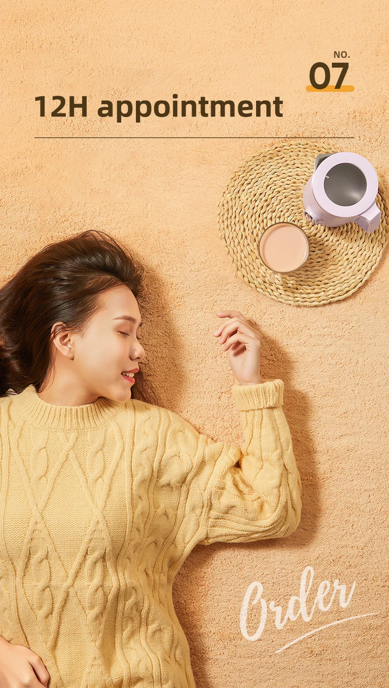 800ml Portable Electric Kettle Multifunctional Health Pot Thermo Pot Smart Teapot Travel Boiled Water Kettle Multi Cookers 220V