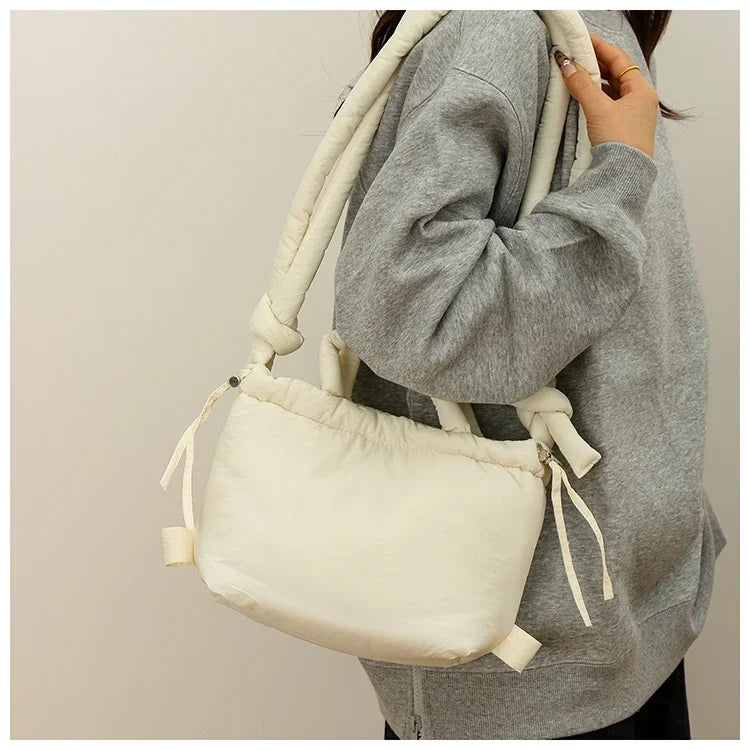Super Cool Simple Versatile Handbags for Women 2025 Casual Hot Sale Colorful Nylon Small Square Shoulder and Crossbody Bags