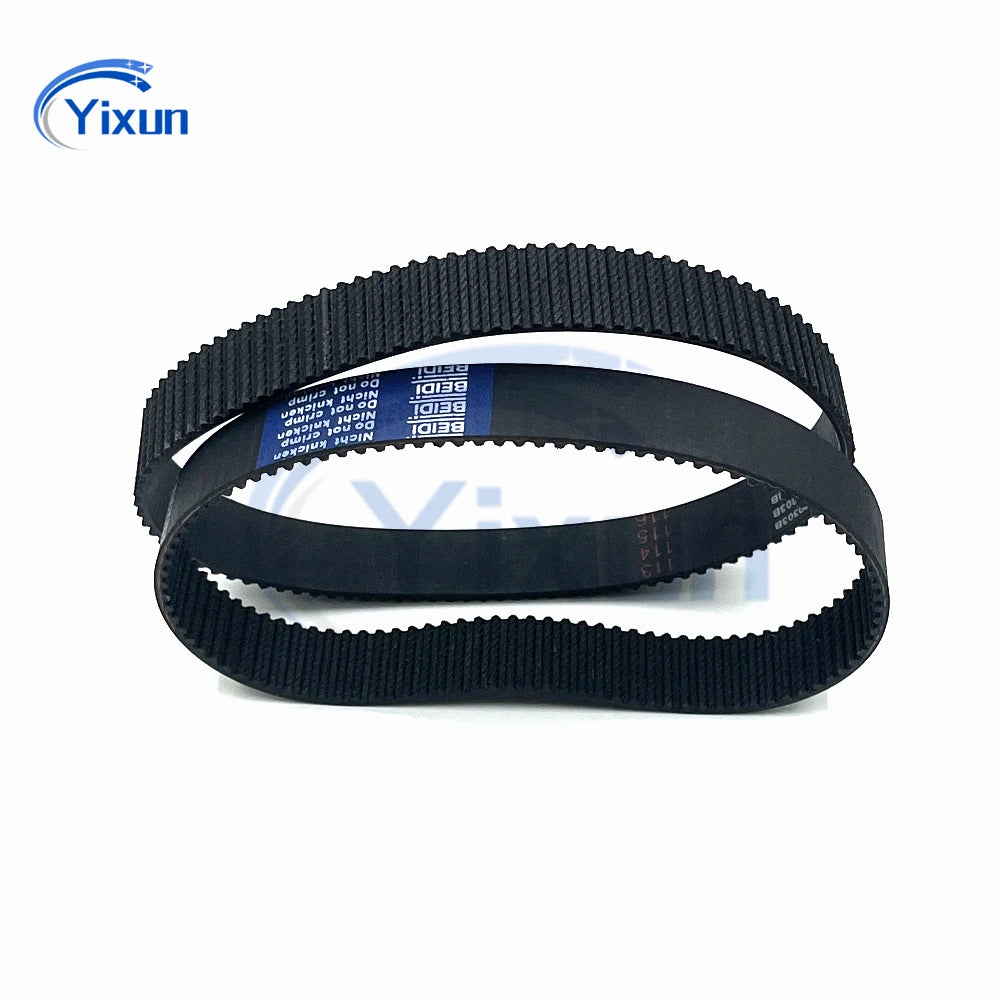 HTD 3M Timing Drive Belt Length 339 342 345 348 351 354 357 360 363 366 369 372mm Width 6/9/10/15/20mm Sand belt machine Parts