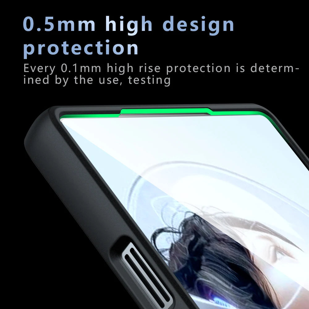 Translucent Matte Phone Case For RedMagic 11 Pro Anti-knock Shockproof Matte PC Back Cover For RedMagic 11 Pro