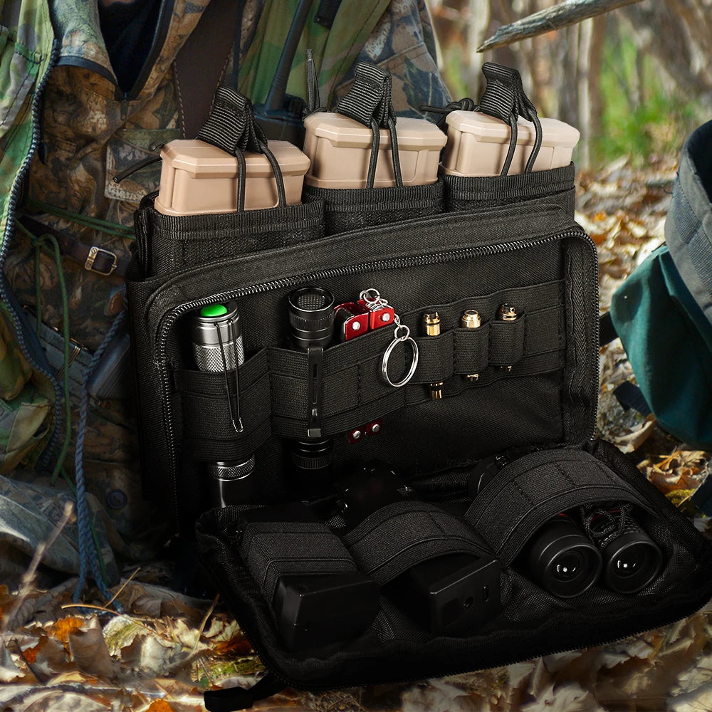 Molle Magazine Pouch Triple Mag Bag Rifle Mag Admin Pouch EDC Bag Universal Cartridge Holder Hunting Bag for M4 M14 M16 AK AR