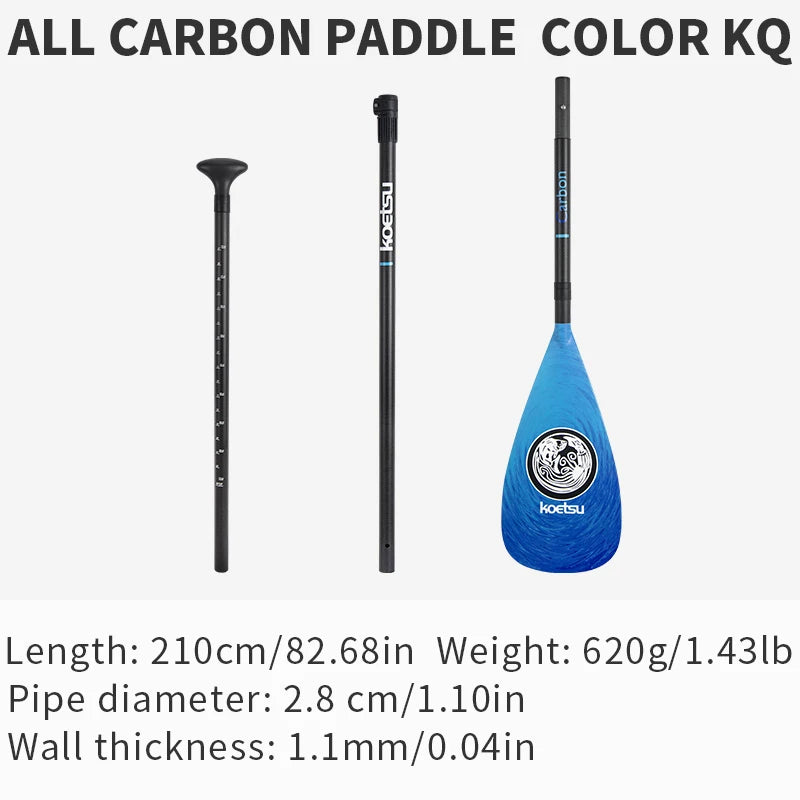 KOETSU [Full Carbon Fiber SUP Paddle] Light as a feather, strong as steel Switch between racing and cruising at will