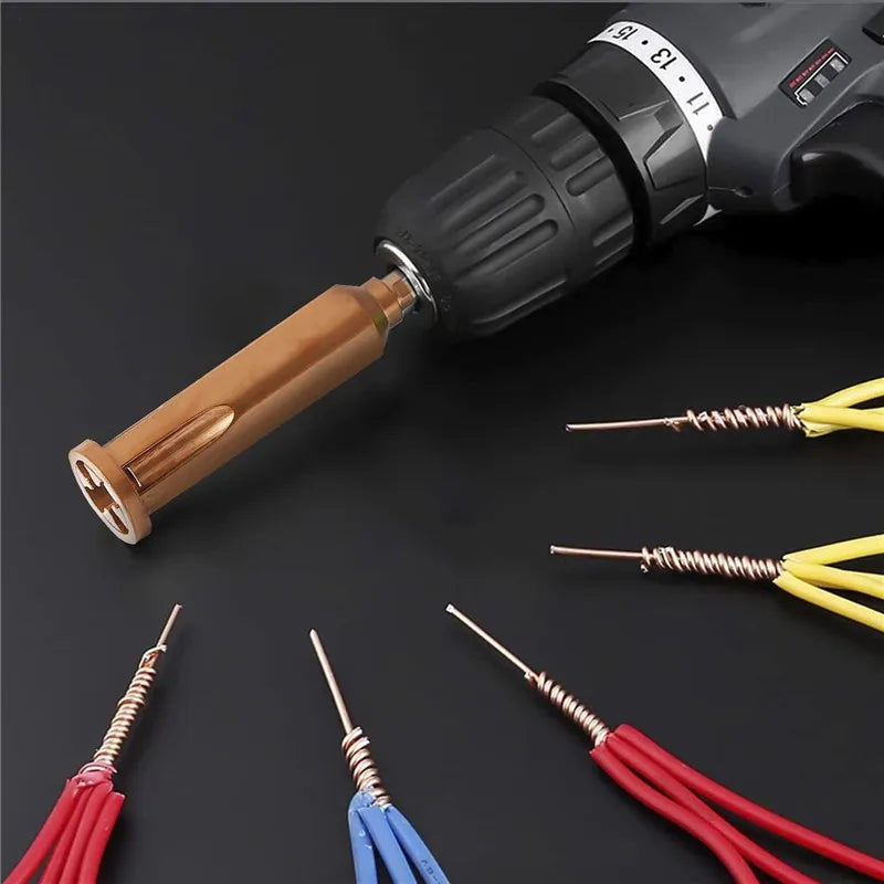 1/4 Steel Wire Twisting Tool Wire Stripper Tool Wire Stripping And Twisting Tool Kit Quick Connector Electrical Twist Wire Tools