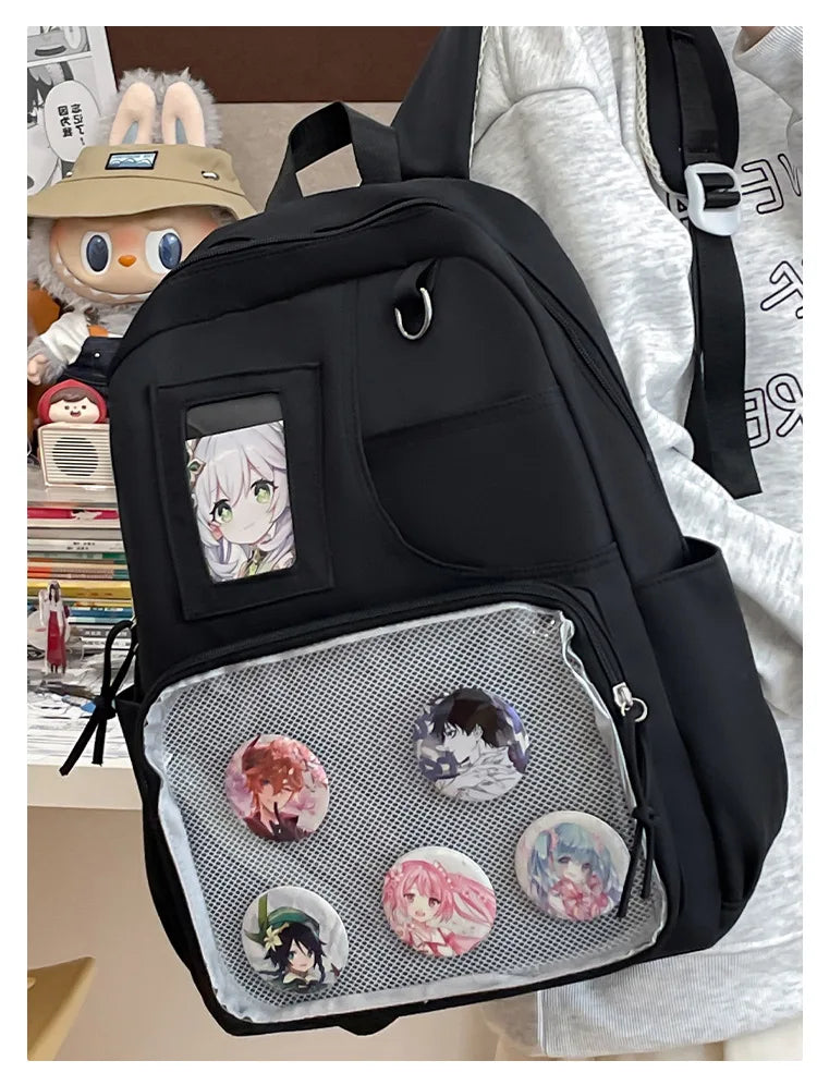 Japanese College Style Fashionable Backpack for Students Large Capacity Backpack for Women Highvalue Outdoor Backpack