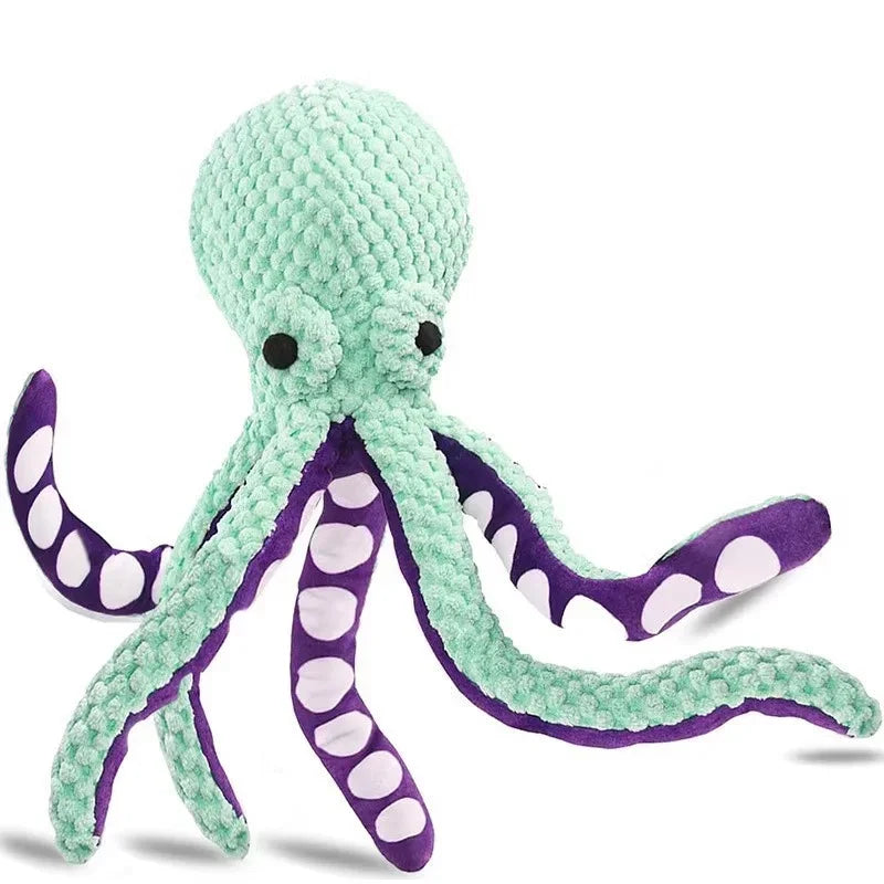 Supet Pet Octopus Plush Rope Toy Is Bite-resistant, Fun and Interactive, Suitable for Indoor and Outdoor Use