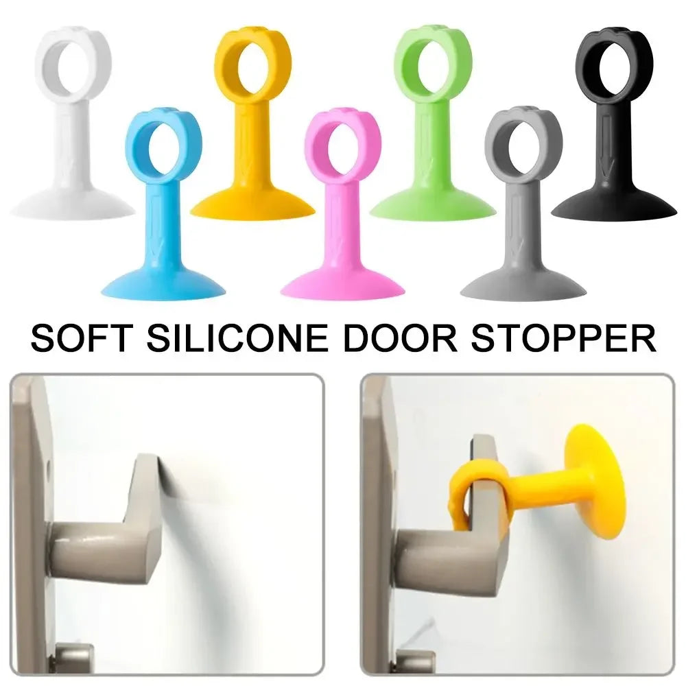 Door Bumper Floor Door Stop Home Improvements Store Security Protection Horseshoe Stopper Support Block Bedroom Home-improvement