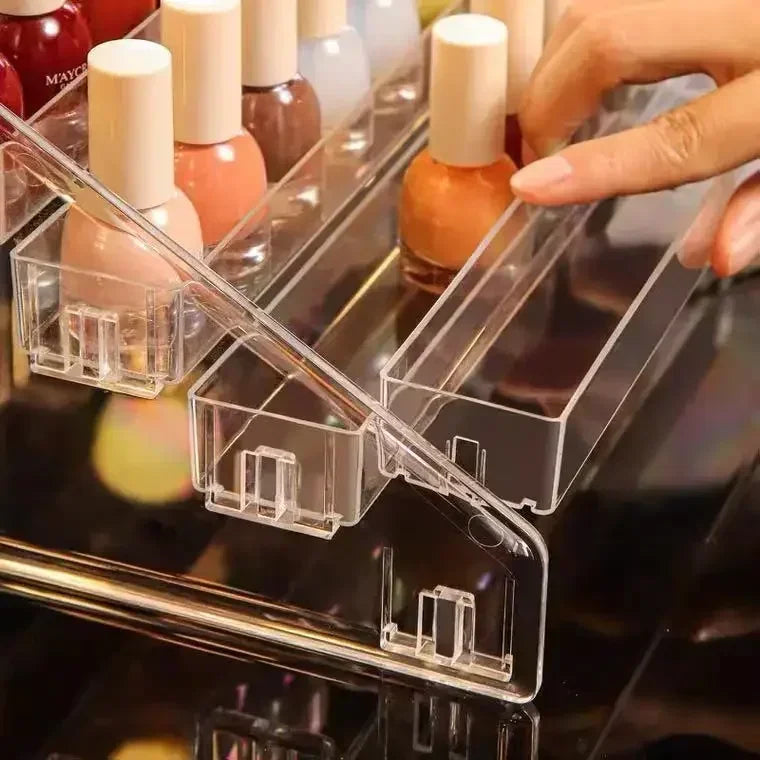 Multi-layer cosmetic storage rack, nail polish display rack, eyeshadow disc storage box,