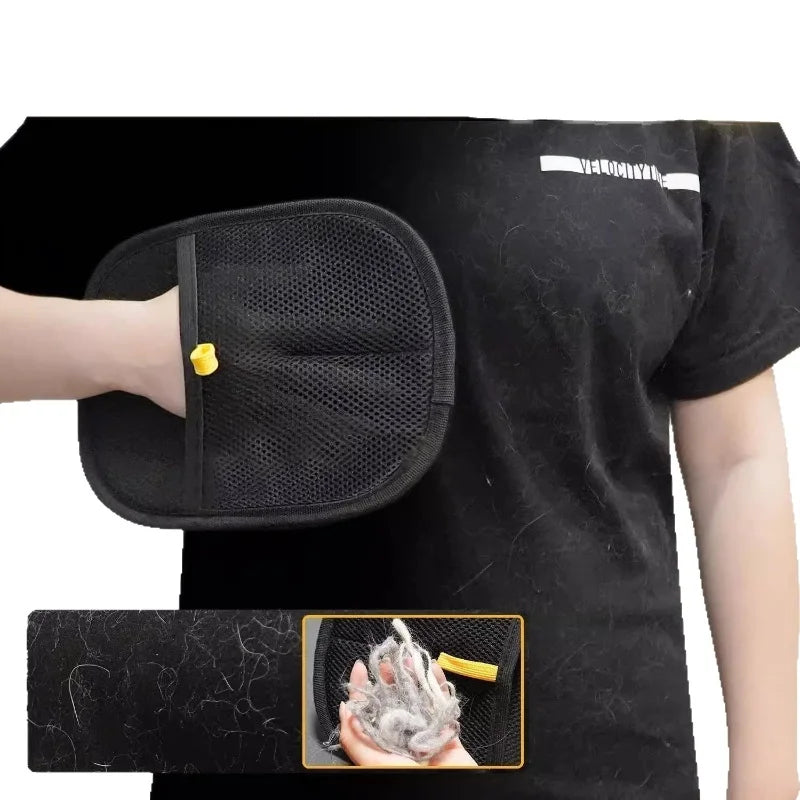 Pet Hair Removal Gloves Double-sided Static Cleaning Grooming Glove Reusable Sofa Carpets Cat Dog Hair Mitts Tool 1~100PCS