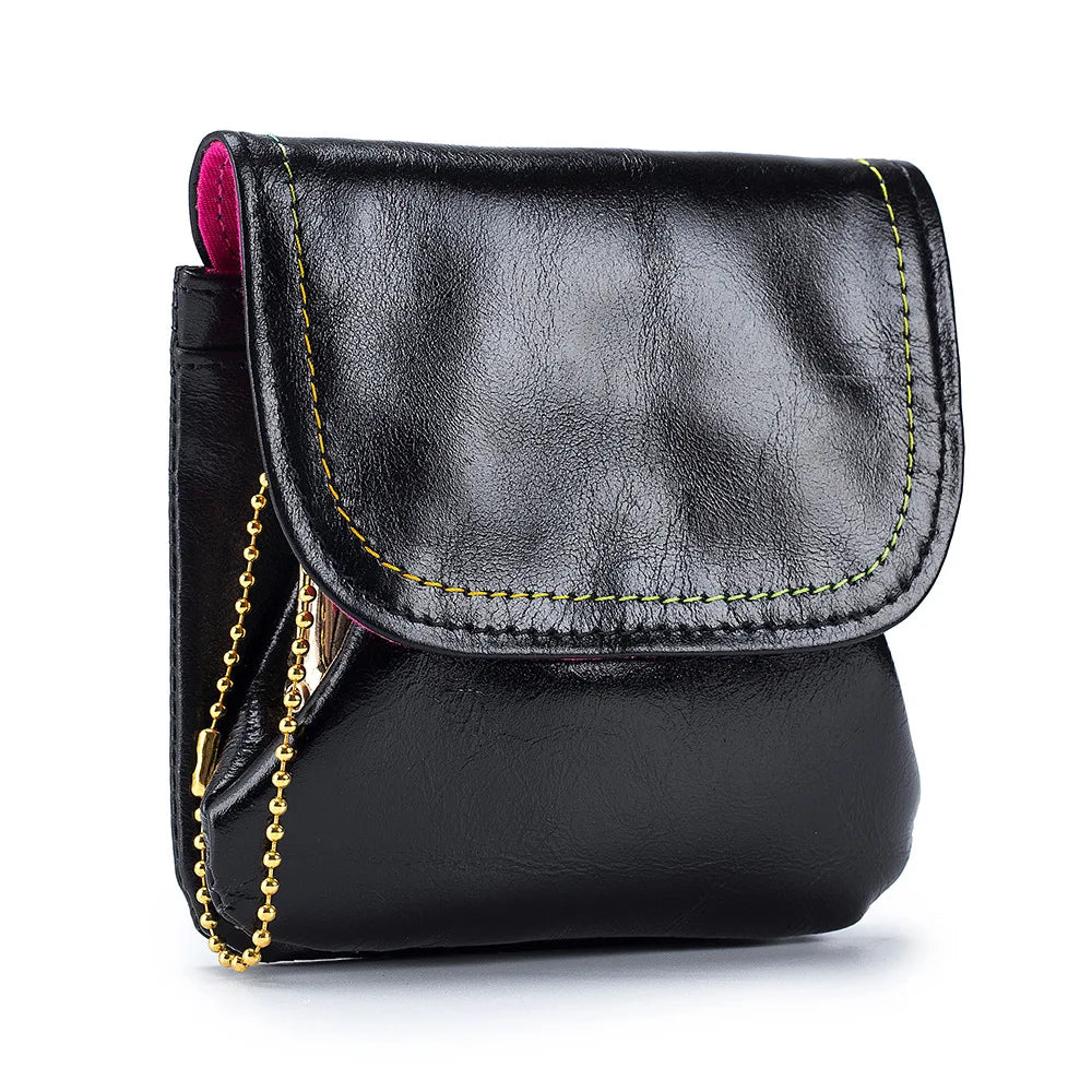 New Cowhide Wallets for Women Female Genuine Leather Purses Fashion Large Capacity Cute Wallet Money Bag Small Coin Card Holders