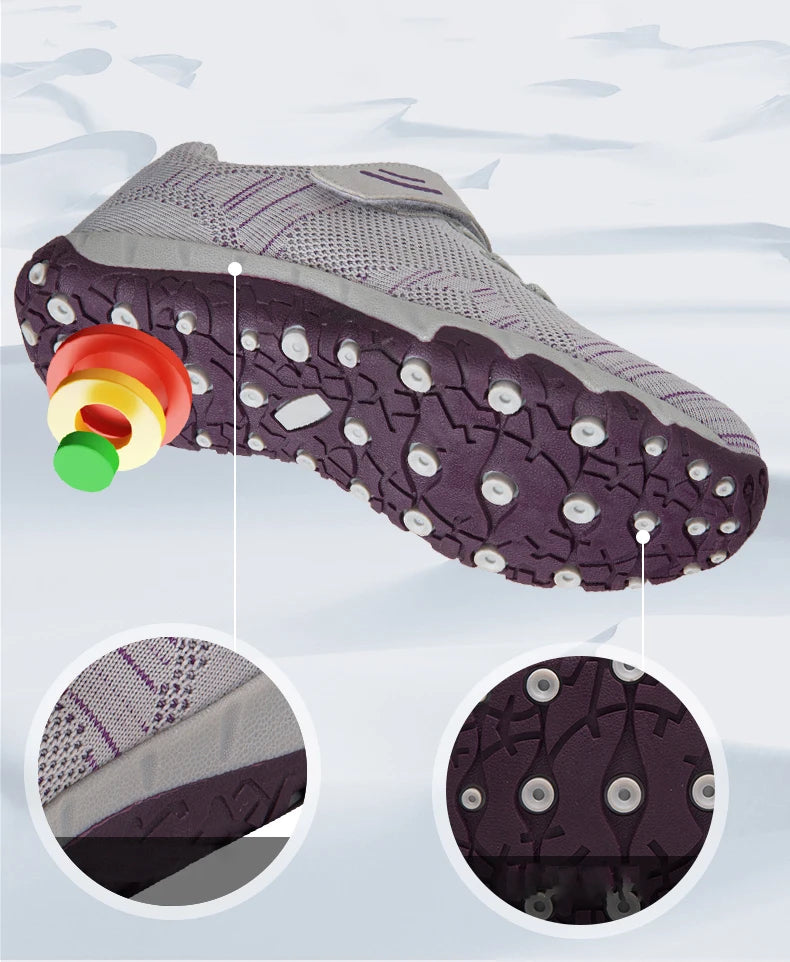 2024 Womens Dance Ladies Sport Shoes Breathable Walking Mesh Flat Shoes Woman White Sneakers Women Tenis Feminino Female Shoes