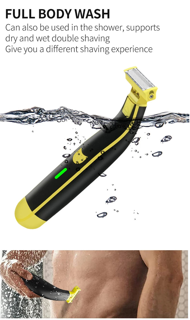Haircut Mens Shaver Razor Sensitive Areas Shaving Machine Men Hair Removal Epilator Trimmer for Bikini Body