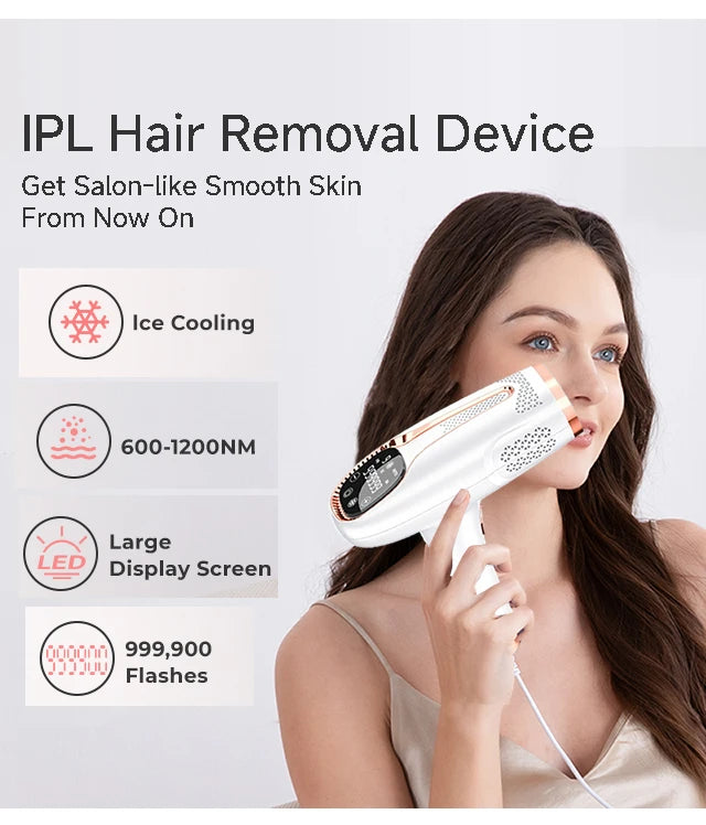 Permanent Laser Hair Removal Bikini Women's IPL Depilators Shaver Facial Hair Cutting Machine Men's Razo to Remove Hair Trimmer