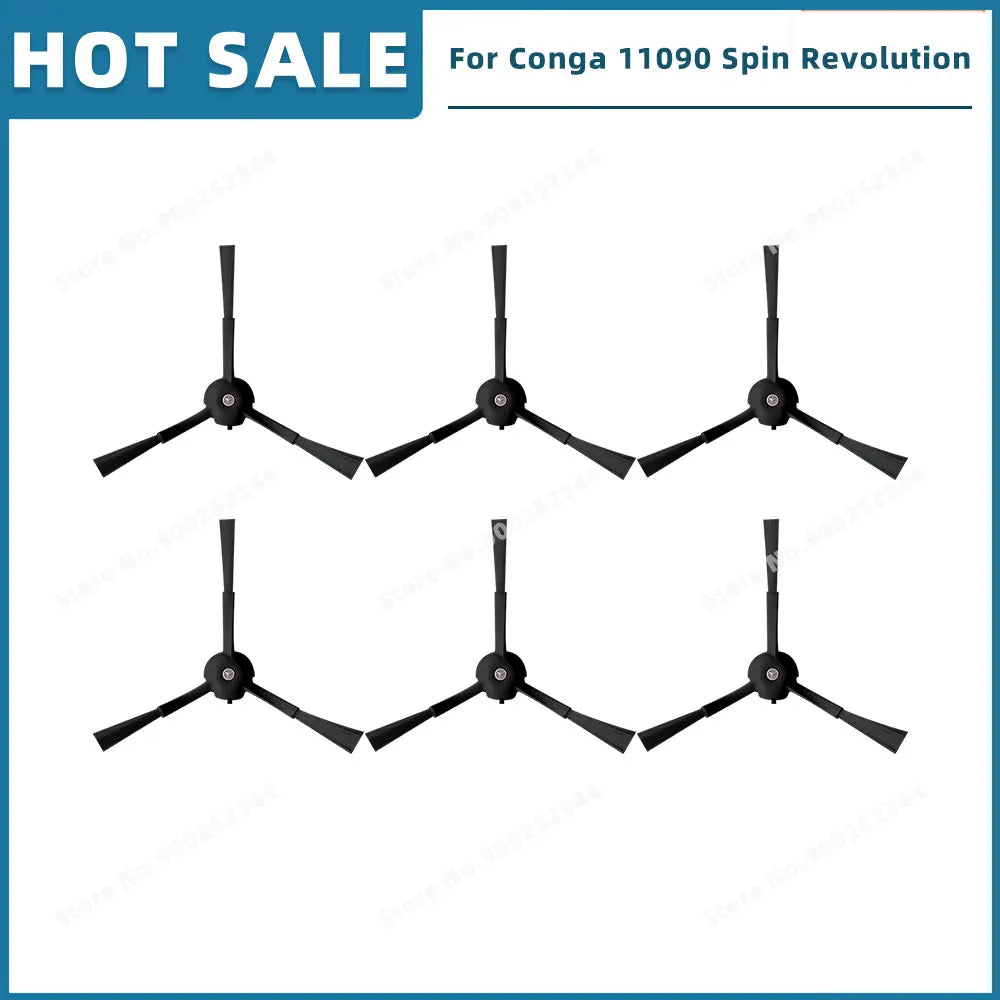 Compatible For Cecotec Conga 11090 / 13090 Spin Revolution Replacement Parts Accessories Filter Main Side Brush Mop Dust Bag