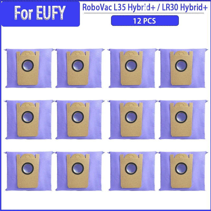 For RoboVac EUFY L35 Hybrid+ / LR30 Hybrid+ HEPA Filter Mop Cloths Dust Bags Spare Parts Accessories Replacement
