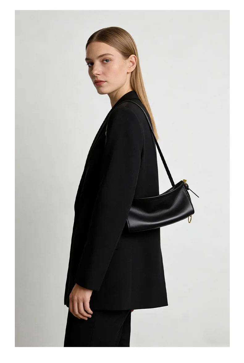 Fashionable Crossbody Bag for Women, Lightweight and Versatile Shoulder Bag, Mobile Phone Bag, Color-Blocking Design, Niche High-End Commuter Bag