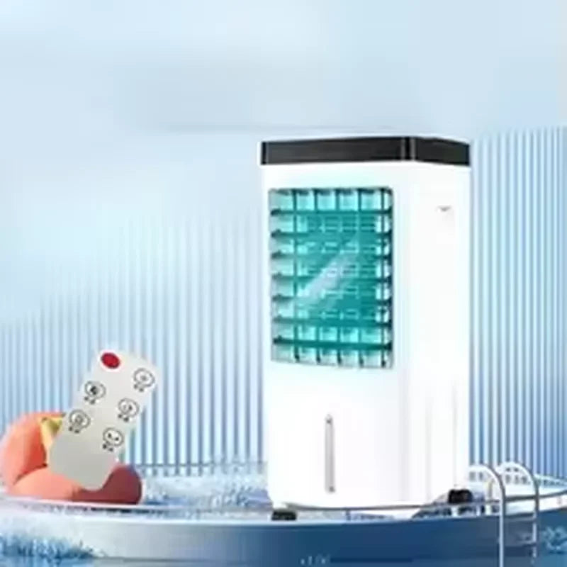 Remote Control Air Cooler Portable Water Cooling Fan Mini Mobile Air Conditioner Household Refrigeration Fan EU US UK Plug