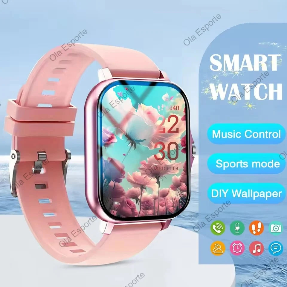 2025 New Smart Watch 1.83-inch HD Display Bluetooth Call Message Alert Sports Mode Smartwatch For Men Women Wristwatches Gifts