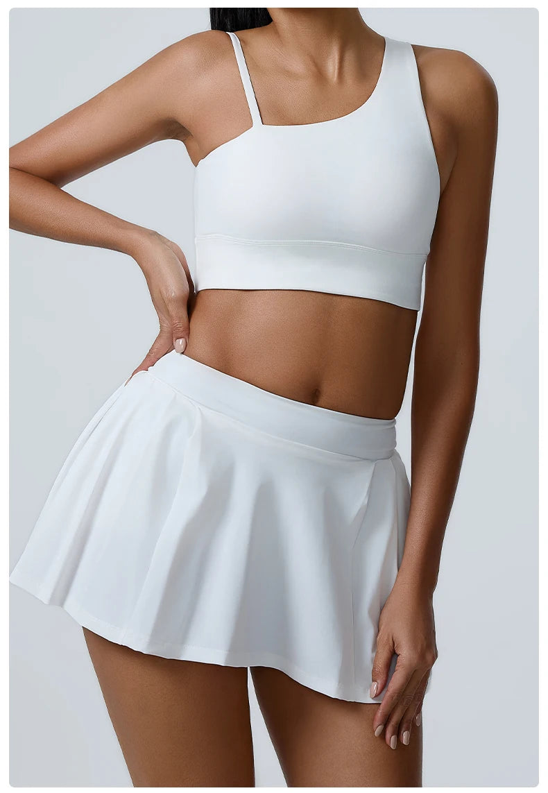 Women Shorts Sports Skirt High Waist Golf Tennis Skirts Gym Fitness Training Running Yoga Skirt Athletic Workout Outdoors Skort