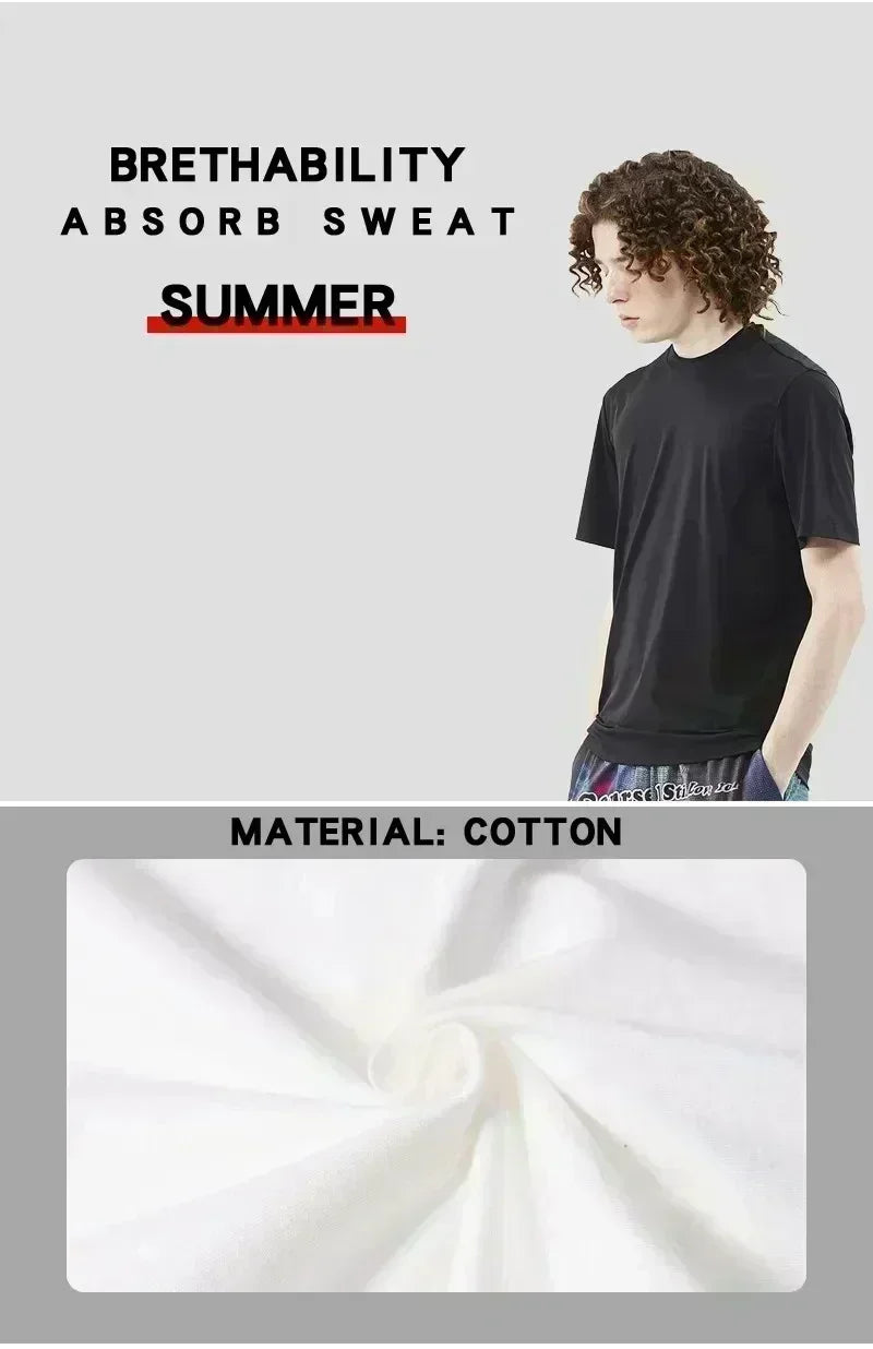 Custom logo Cotton Short Sleeve Solid Color O-neck Men T-shirt Tops Tee Customized Print Your Own Design Printed Unisex Tshirt