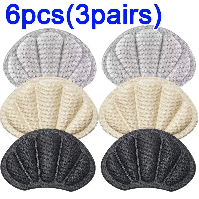 12pcs Foot Care Self-Adhesive Heel Protector Sticker Insoles for Sport Running Shoes Pad Adjustable Heel Liner Pain Relief pads
