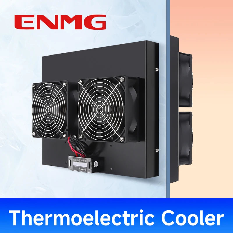ENMG Industrial Cabinet Semiconductor Cooling System HET Kit 12V Peltier Cooling Module with Fan Heatsink & Electronic AC Green.
