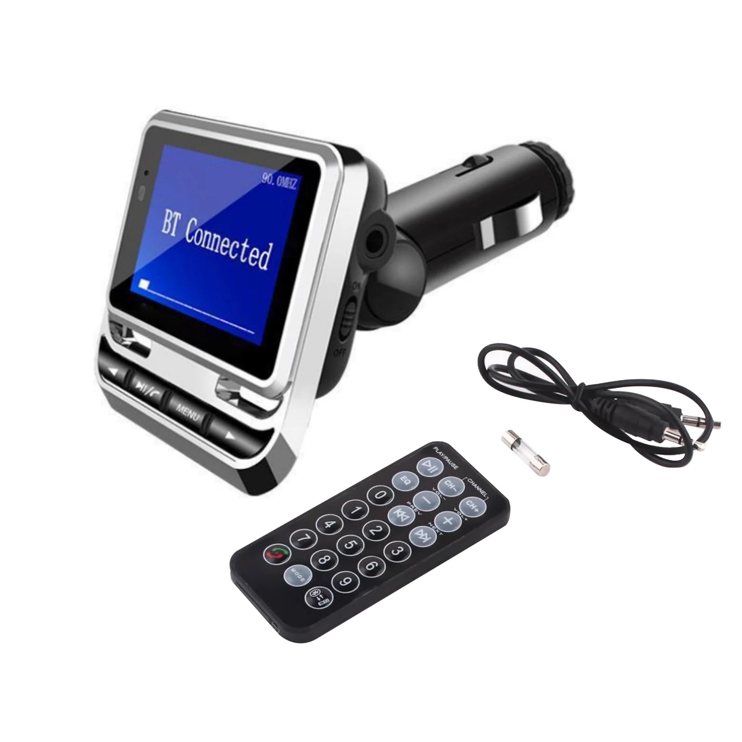1.4 inch LCD Display Bluetooth FM Transmitter For Car MP3 Player Handsfree Radio Music Adapter USB Car Charger Remote Control